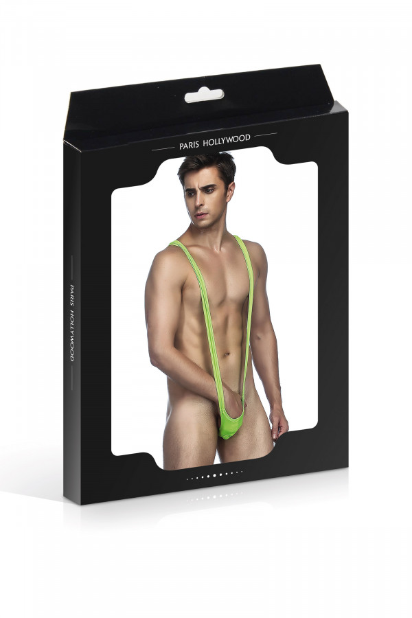 Body string vert pour homme