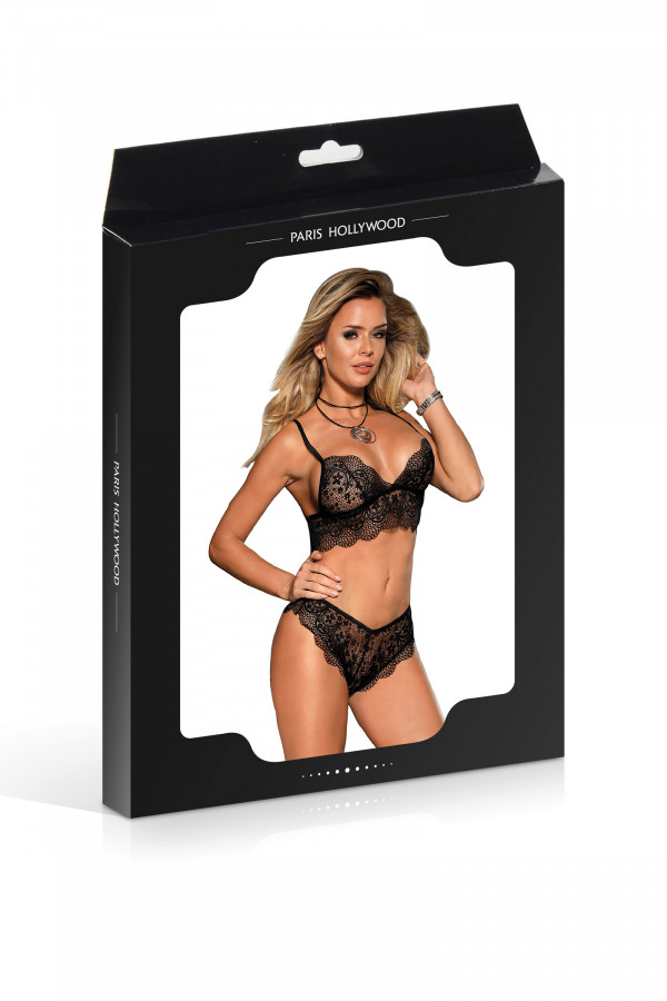 Ensemble lingerie top et tanga