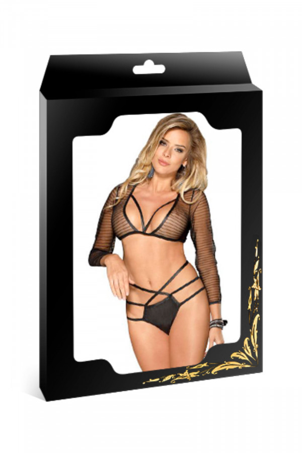 Top manches longues et string tanga