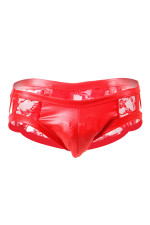 Slip sexy homme dentelle wetlook