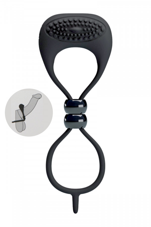 Anneau Double Vibrant Réglable Pretty Love - Duo Stimulation Puissante