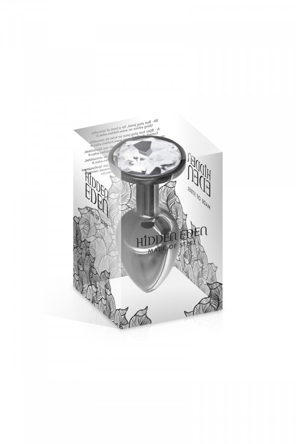 Dream, plug bijou en acier inoxydable noir