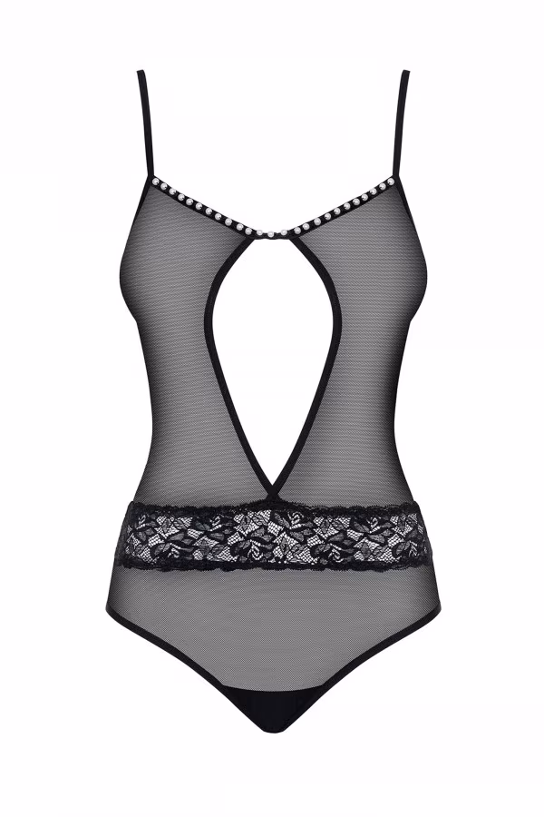 Body transparent et ajouré pas cher