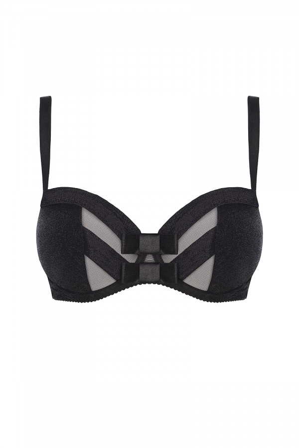 Soutien-gorge scintillant avec baleines