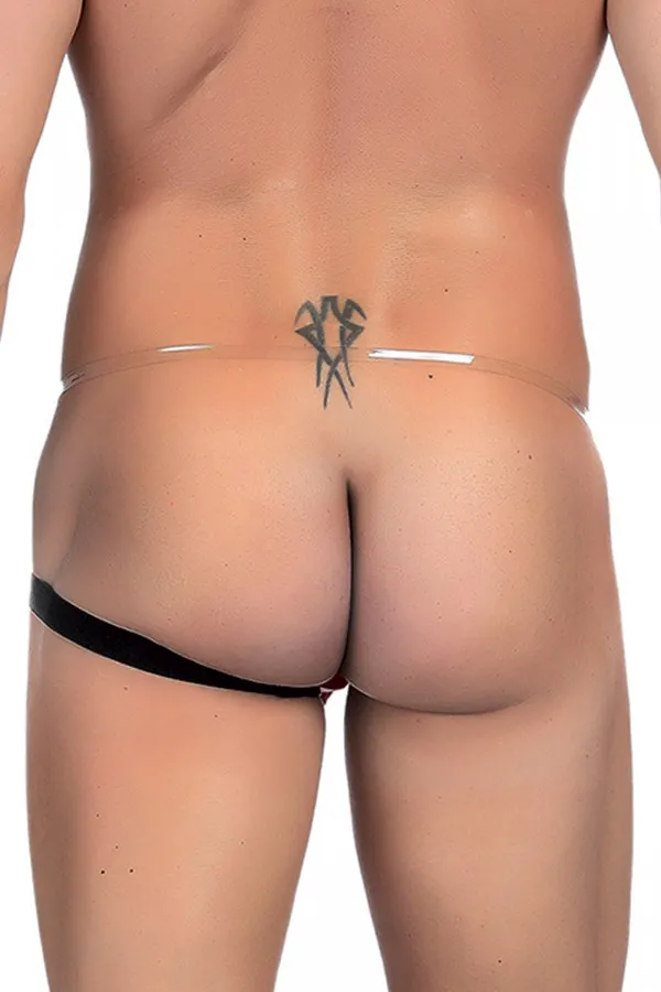 Jock strap bleu lingerie homme