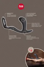 Cockring plug anal en silicone