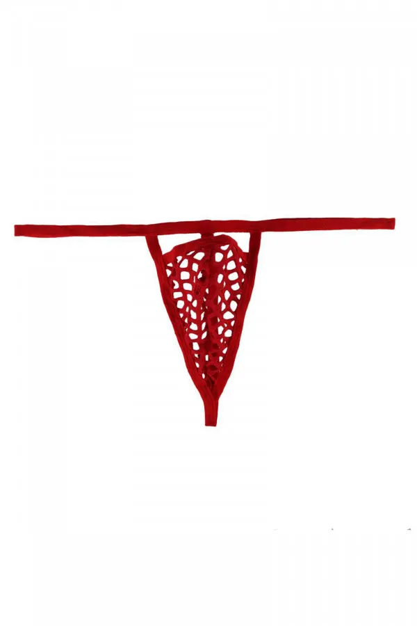 String filet rouge homme