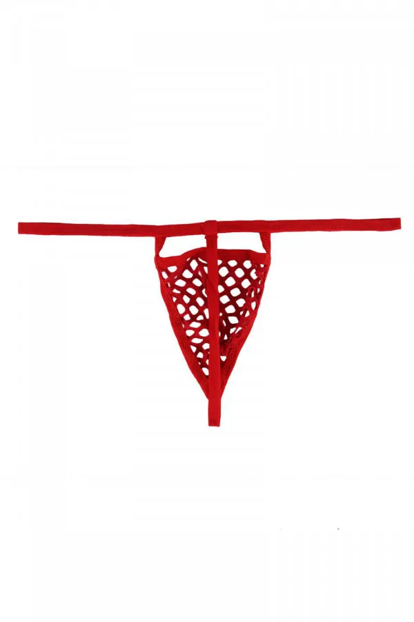 String filet rouge homme