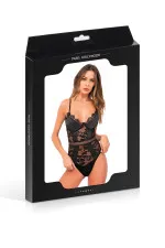 Body dentelle florale et satin