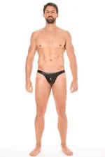 String homme aspect cuir