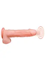 Magic Ram, gode ventouse réaliste vibrant 21cm