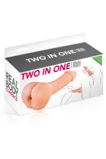 Gode réaliste masturbateur prolongateur Real Body Two In One