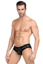 Slip homme en dentelle