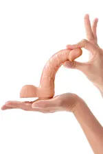 Gode ventouse ultra réaliste avec testicules Real Body