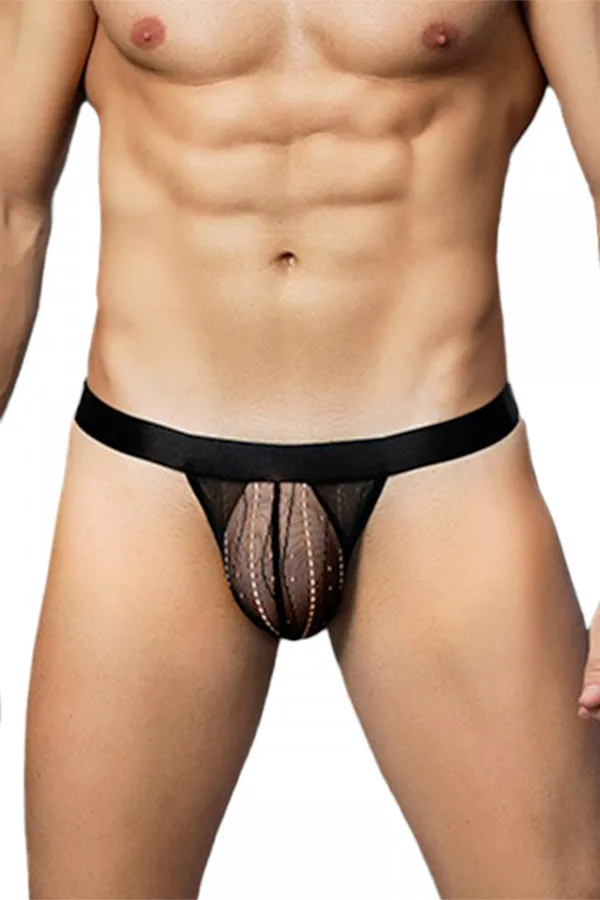 Jockstrap noir pour homme sexy pas cher