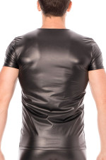 T-Shirt Homme en effet cuir