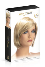 Perruque cheveux courts mèches blondes Bérangère