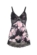 Nuisette fleurie et string