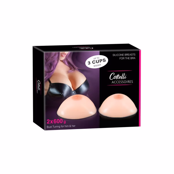 Faux seins en silicone 400gr
