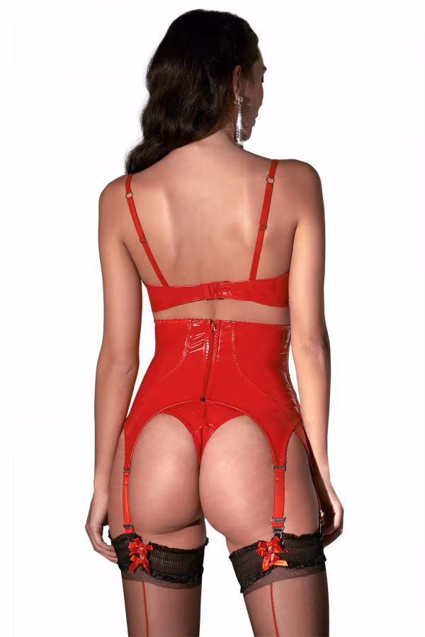 Porte-Jarretelles Nell en Vinyle - Corsets | Concorde Love