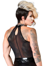 Top Mme Catherine en résille fine