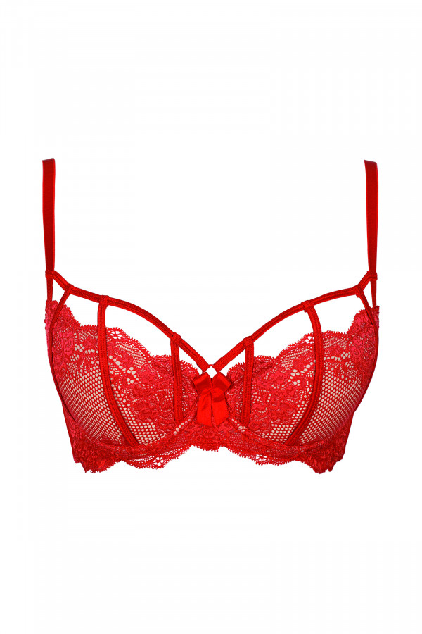 Soutien-gorge en dentelle et découpes