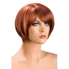 Perruque Cheveux Courts Roux Mia - Achat en Ligne