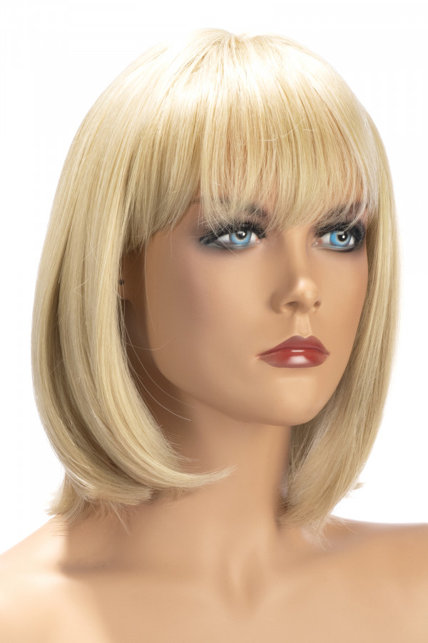 Perruque cheveux mi-longs blond Camilia