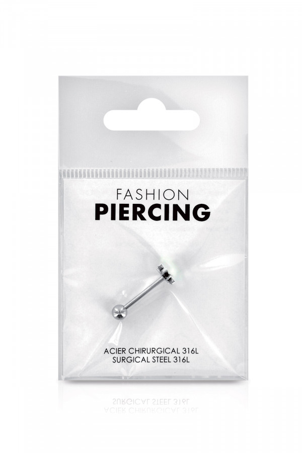 Piercing tige droite feuille