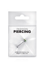 Piercing langue avec motif LGTB USA