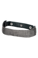 Collier ras de cou ajustable à. strass