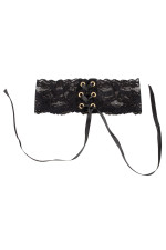 Collier ras de cou dentelle ajustable