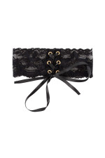 Collier ras de cou dentelle ajustable