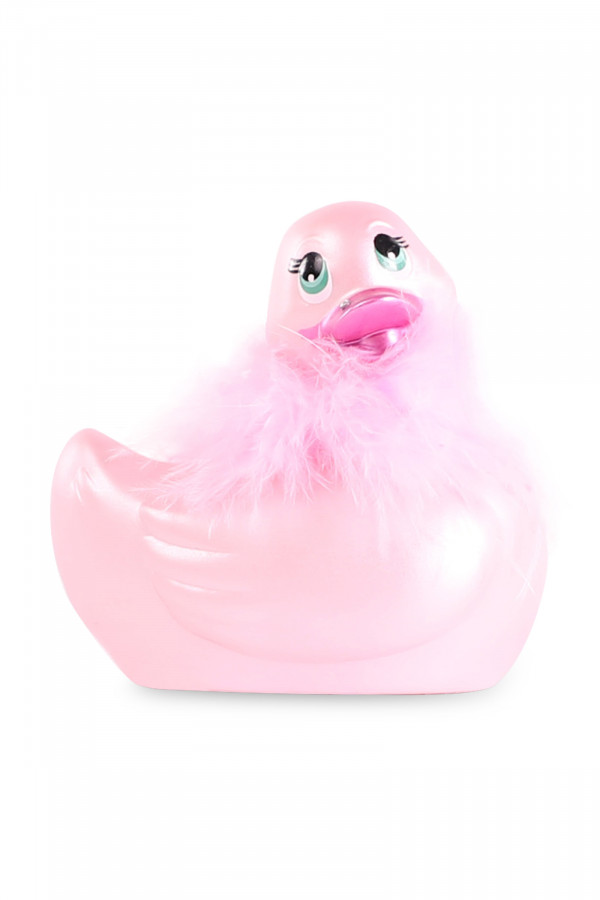 Sextoys Canard vibrant noir avec Swarovski et boa 7 vitesses