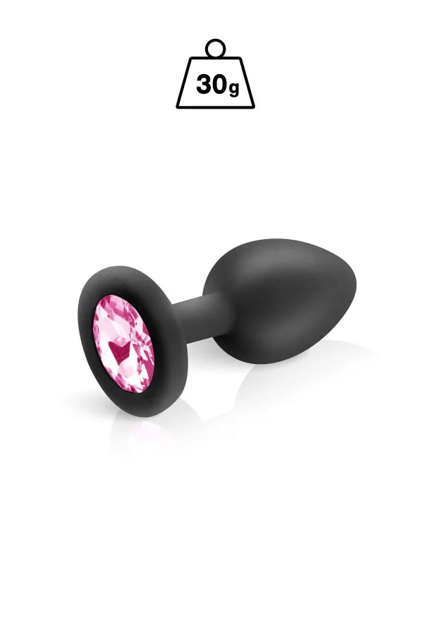 Plug bijou en silicone Cloud noir