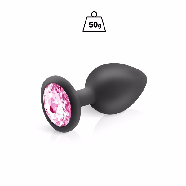 Plug bijou en silicone Cloud noir