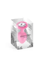 Plug bijou en silicone Cloud rose