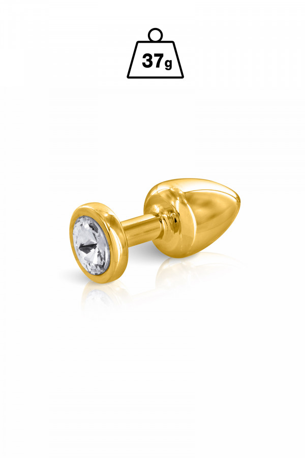 Plug bijou doré Angel avec cristal Hidden Eden