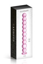 Glossy n°18, gode en verre à boules 24cm