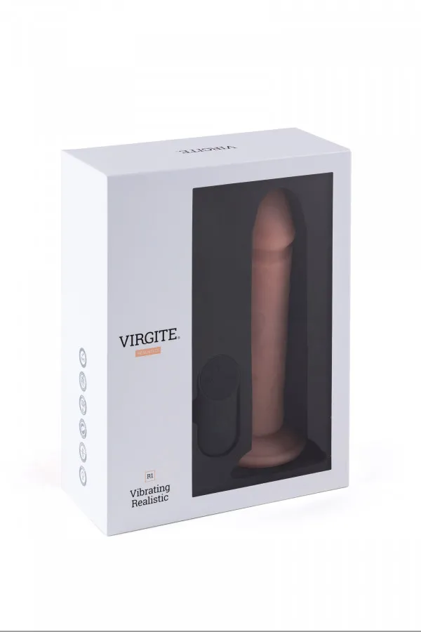 Sextoys : gode vibrant 21cm réaliste puissant avec télécommande usb