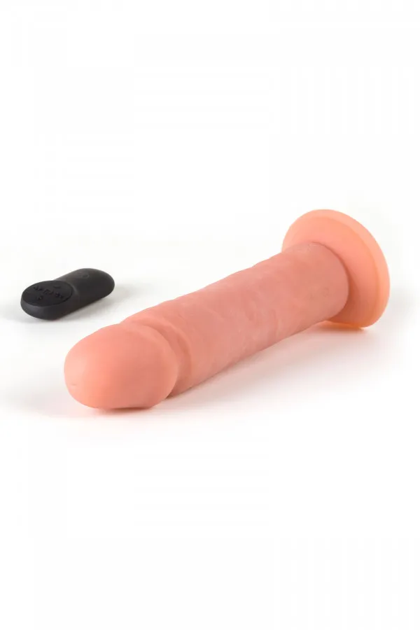 Sextoys : gode vibrant 21cm réaliste puissant avec télécommande usb