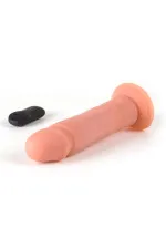 Virgite Vibrating Realistic, gode ventouse réaliste et vibrant en silicone