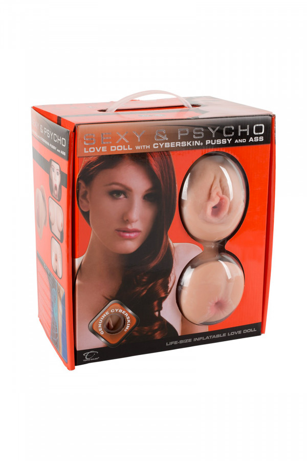 Sexy & Psycho, poupée gonflable jeune femme rousse