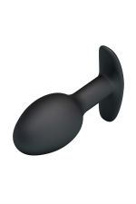 Plug anal en silicone avec bille oscillante