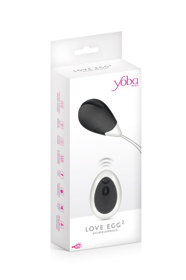 Oeuf vibrant avec télécommande Love Egg 2