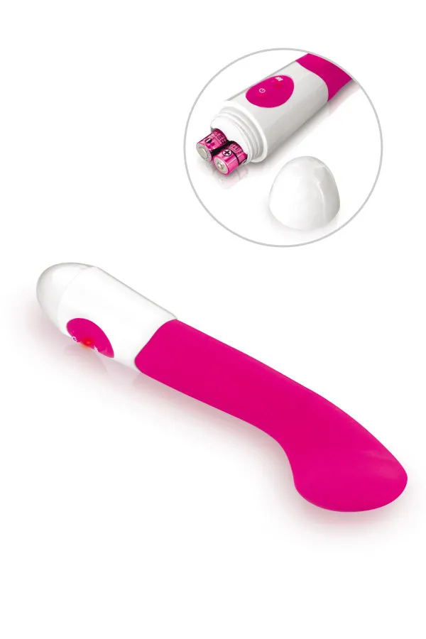 Vibromasseur violet pour la stimulation du point G