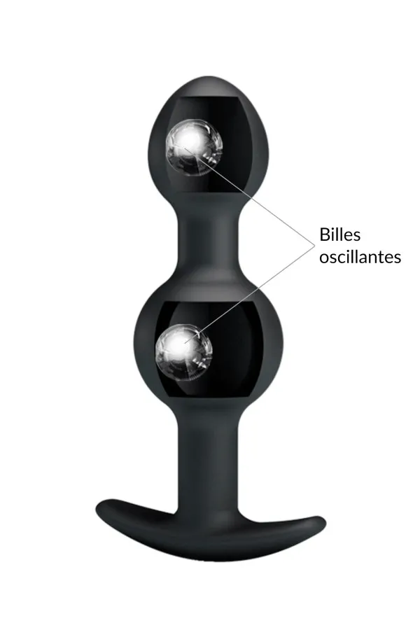 Plug anal à billes avec poignée - Contrôle et plaisir intense | ConcordeLove