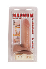 Gode ventouse réaliste vibrant Magnum