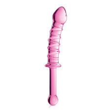 Dildo puissant en verre avec poignée 23cm pas cher