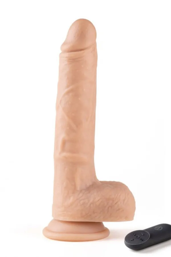 Gode réaliste vibrant à ventouse avec testicules R13 de Virgite